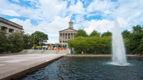 The Tennessee Capital Building.